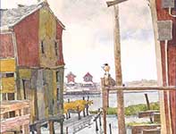 Painting by Eddie Flotte: George's Lot