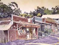 Painting by Eddie Flotte: Good Morning Makawao
