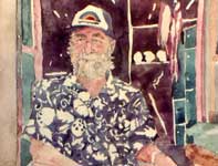 Painting by Eddie Flotte: Good Stuff Pat