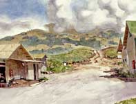 Painting by Eddie Flotte: Haliimaile