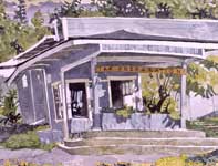 Painting by Eddie Flotte: Harold's Office