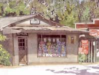 Painting by Eddie Flotte: Hurricane Row