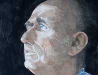 Painting by Eddie Flotte: Husband, Teacher, Farmer, Dancer