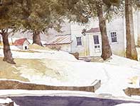 Painting by Eddie Flotte: In A Flurry