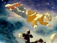 Painting by Eddie Flotte: Invisible Wings Detail