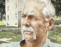 Painting by Eddie Flotte: Karl Kuerner III