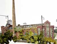 Painting by Eddie Flotte: Keasbey & Mattison Ambler