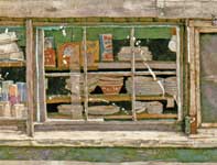 Painting by Eddie Flotte: Kitada's Kitchen Window