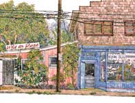 Painting by Eddie Flotte: La Vie En Rose