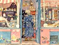 Painting by Eddie Flotte: Les Petits Mitrons