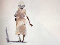 Painting by Eddie Flotte: Little Lady