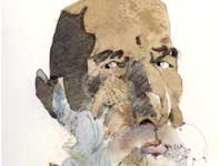 Painting by Eddie Flotte: Man with a Beard