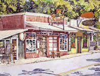 Painting by Eddie Flotte: Maui Child Strip