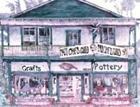 Painting by Eddie Flotte: Maui Crafts Guild