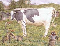 Painting by Eddie Flotte: Meeting of the Minds