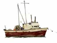 Painting by Eddie Flotte: Monterey Bay