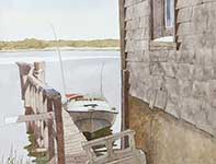 Painting by Eddie Flotte: Morning In Strathmere