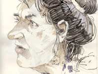 Painting by Eddie Flotte: My Cousin Phoebe