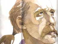 Painting by Eddie Flotte: My Friend John