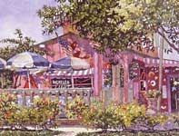 Painting by Eddie Flotte: Neptune's Siesta Key
