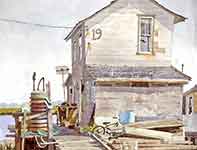 Painting by Eddie Flotte: Number Nineteen
