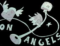 Painting by Eddie Flotte: On Angels Wings