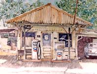 Painting by Eddie Flotte: Paia Chevron