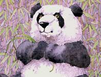 Painting by Eddie Flotte: Panda Bear