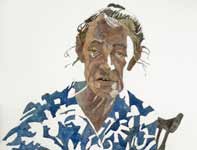 Painting by Eddie Flotte: Phoebe Jaquette