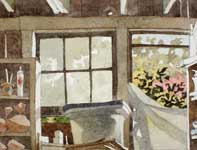 Painting by Eddie Flotte: Pottery Clay and Dusty Glass