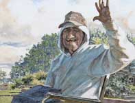 Painting by Eddie Flotte: Raymond