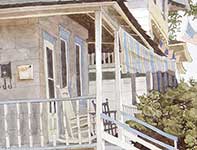 Painting by Eddie Flotte: Rockin' The Fourth Of July