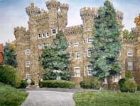 Painting by Eddie Flotte: Saint Mary's Ambler