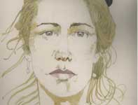 Painting by Eddie Flotte: Sandy