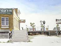 Painting by Eddie Flotte: Shriver's