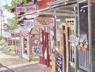 Painting by Eddie Flotte: Signs of the Times