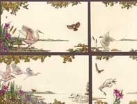 Painting by Eddie Flotte: Sketches for a Mural on Mirror