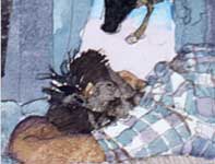 Painting by Eddie Flotte: Sleeping Eddie