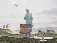 Painting by Eddie Flotte: Soar Sports