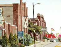 Painting by Eddie Flotte: Sons of Italy Ambler