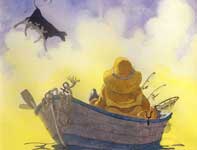 Painting by Eddie Flotte: Still Afloat on a Sea of Dreams