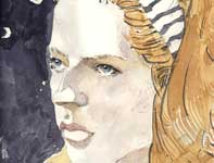 Painting by Eddie Flotte: Strawberry Blonde