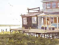 Painting by Eddie Flotte: Sunrise Over Beeler's