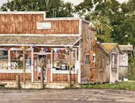 Painting by Eddie Flotte: Tack and Things