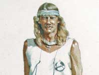 Painting by Eddie Flotte: Tall Bruce