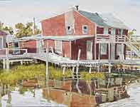 Painting by Eddie Flotte: The Ghosts of George Kairos