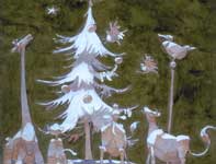 Painting by Eddie Flotte: The Joy of Christmas