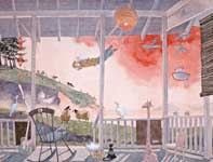 Painting by Eddie Flotte: The Many Callings of Professor What Not