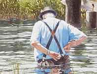 Painting by Eddie Flotte: Trying To Find The Answers