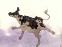 Painting by Eddie Flotte: Two Sisters